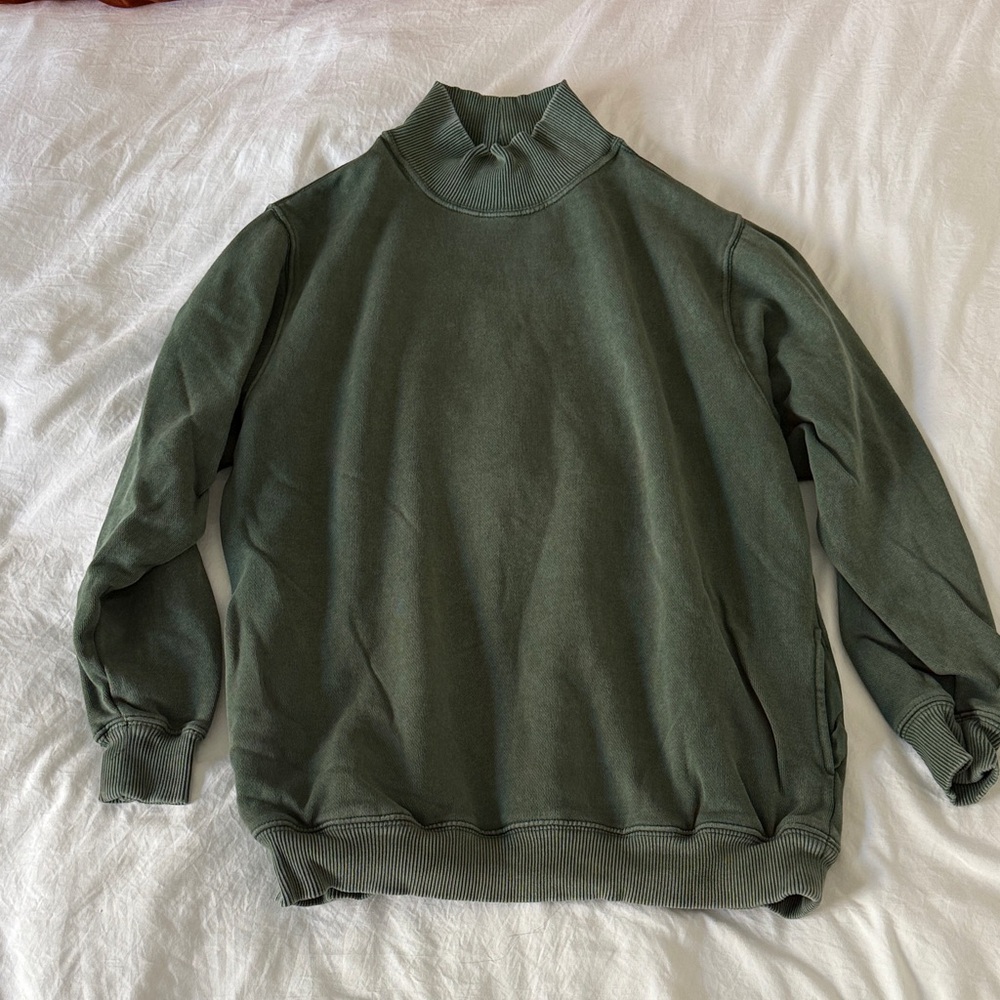 Aerie Olive Turtleneck Sweater for Men